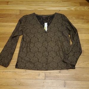 Francesa Rose top size small